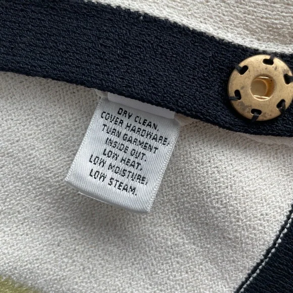 Vintage St John Sport Colorblock Sweater/Jacket Size M - Picture 8 of 9